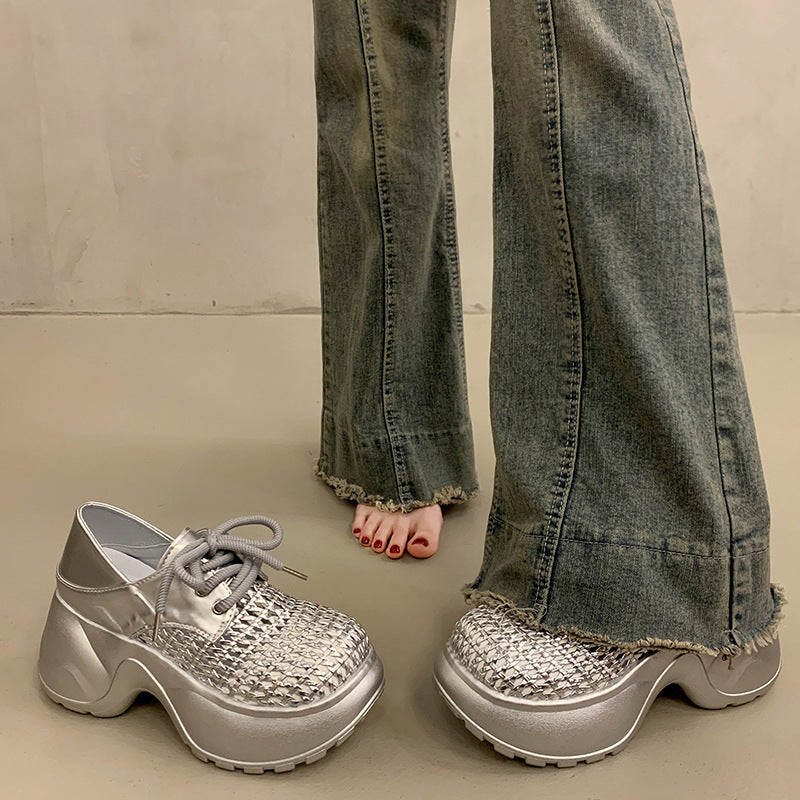 Damen Komfortable Sneaker mit atmungsaktiven Netz-Einsätzen EB