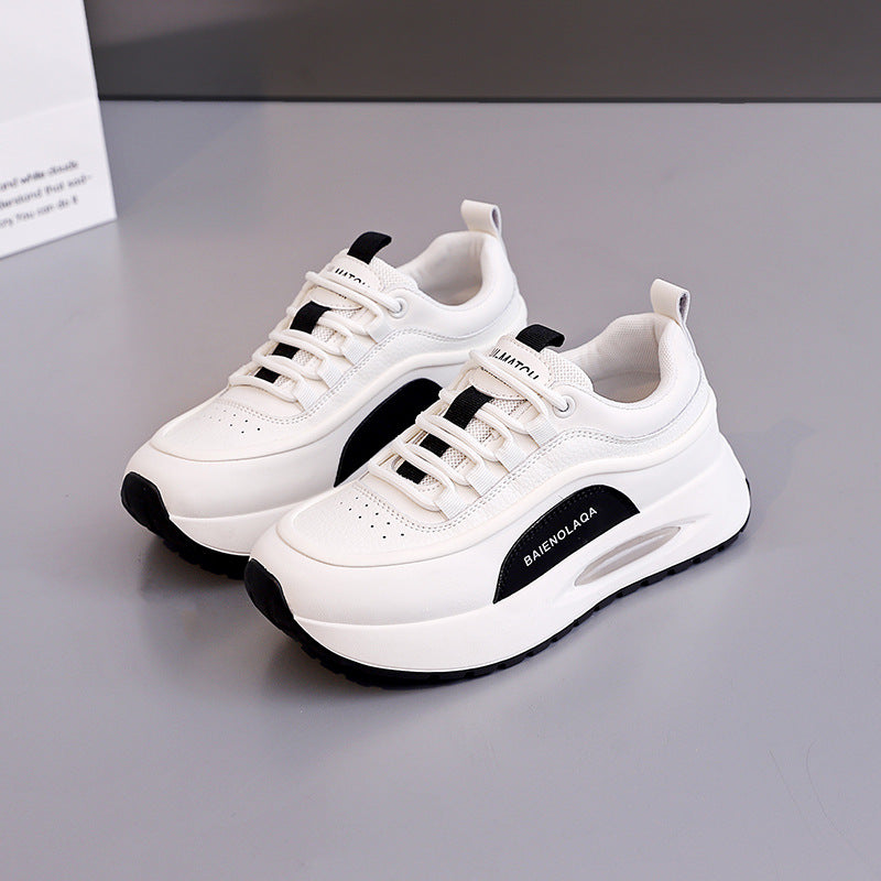 Damen Sportliche Sneakers mit dämpfender Plattform und atmungsaktivem Obermaterial EB