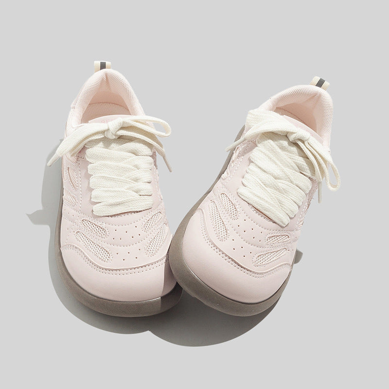 Damen Sportliche Lifestyle-Sneaker mit atmungsaktiver Mesh-Oberfläche und gepolsterter Sohle EB