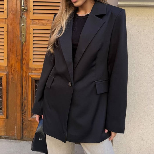 Damen modischer Blazer mit Gürtel EB