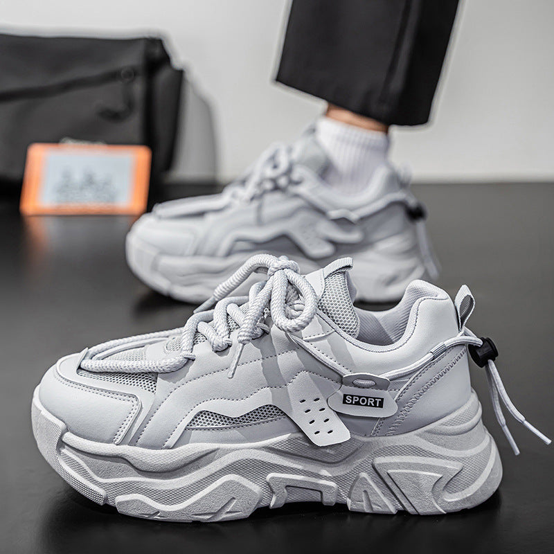 Damen Modische Chunky Sneakers mit atmungsaktiver Mesh-Oberfläche und dämpfendem Sohlenprofil EB