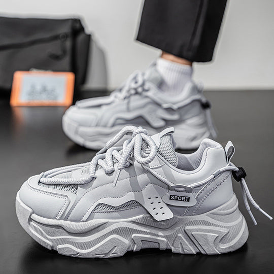 Damen Modische Chunky Sneakers mit atmungsaktiver Mesh-Oberfläche und dämpfendem Sohlenprofil EB