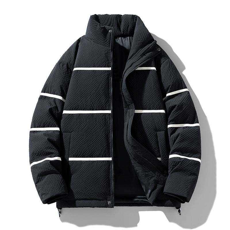 Herren isolierte Pufferjacke mit atmungsaktiver Membran und praktischem Kapuzensystem EB