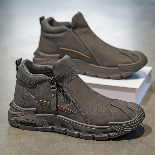 Damen Sportliche Stiefel mit elastischem Einstieg und rutschfester Sohle EB