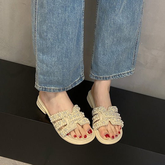 Damen modische und geschmackvolle Badeslipper EB