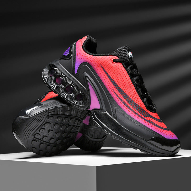 Herren retro-futuristische Dämpfungs-Sneaker mit kugelförmiger Luftkammer und atmungsaktivem Mesh-Obermaterial EB