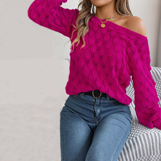 EB | Hohlstrickpullover Mit Feinem Detailmuster