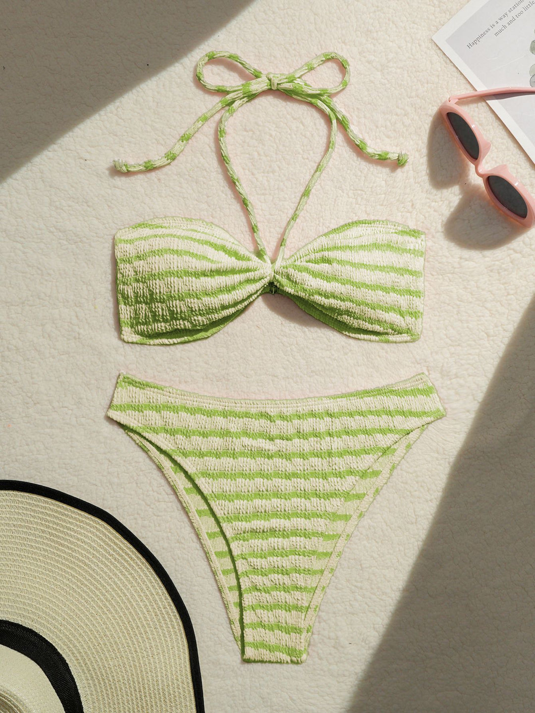 Damen Bikini-Set mit strukturierter Oberfläche EB