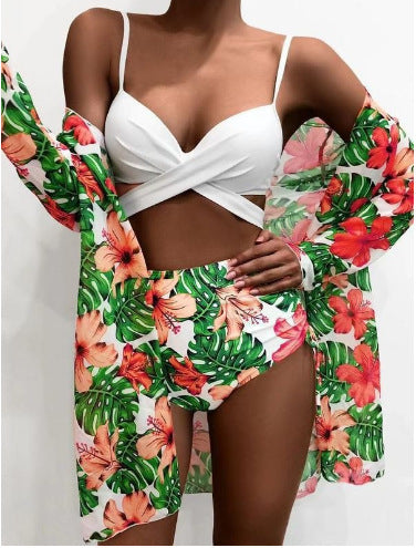 Damen Bikini-Set mit floralem Design und bequemer Passform EB