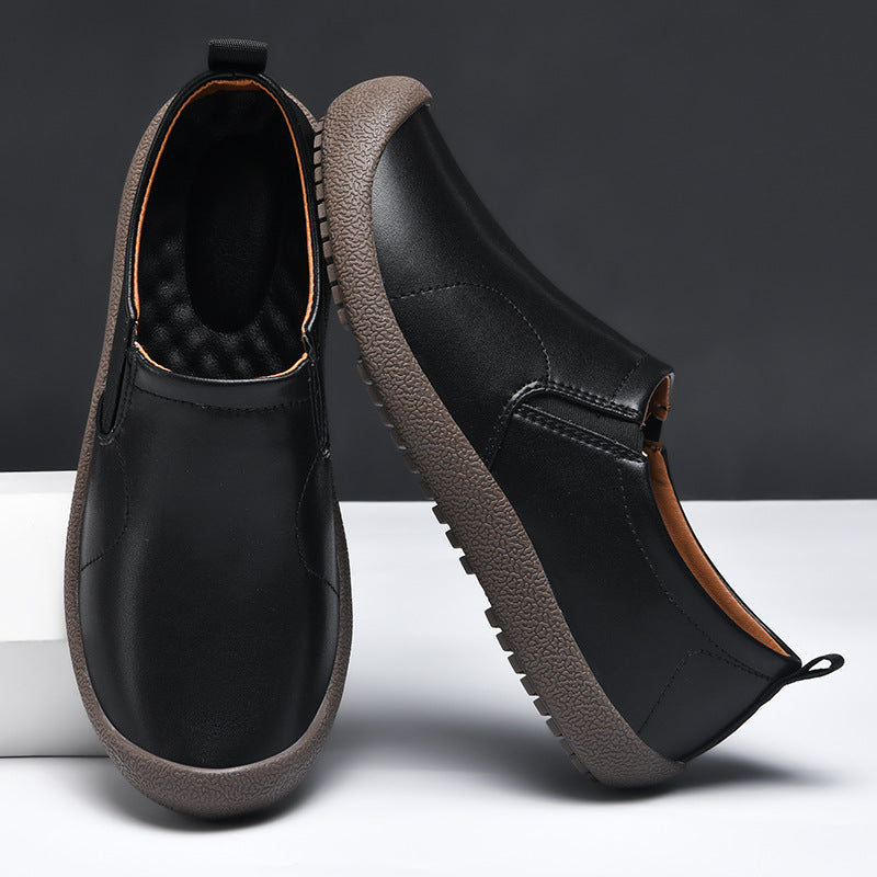 Herren Bequeme Slip-On Schuhe mit rutschfester Sohle und elastischem Einstieg EB