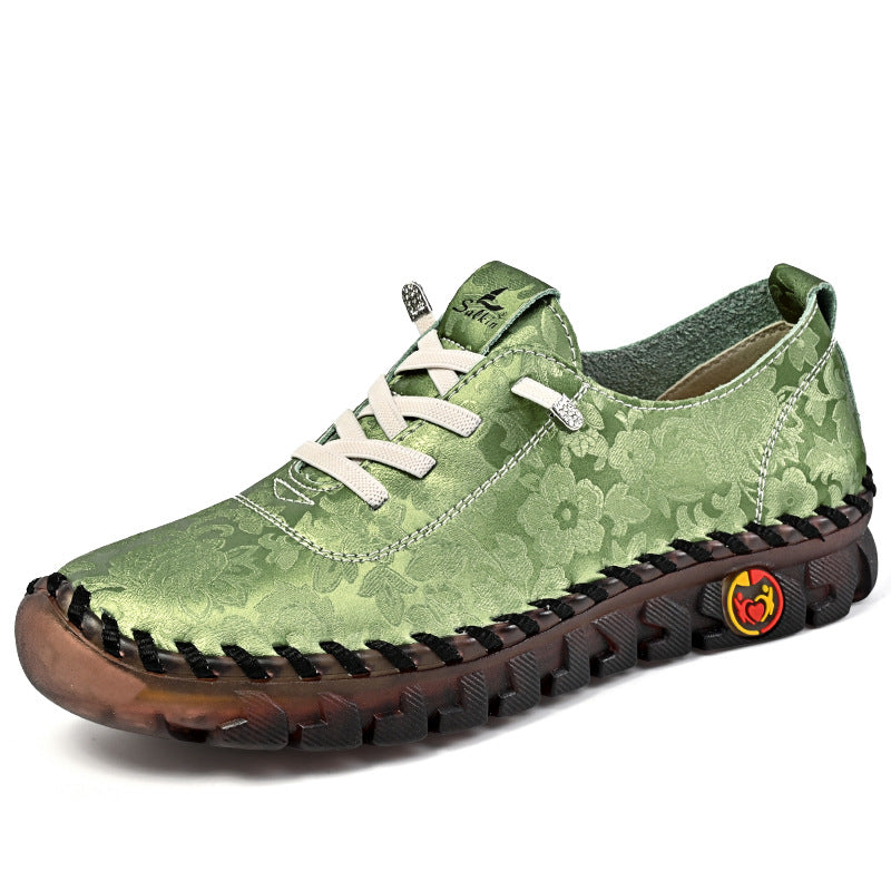 Damen Bequeme und modische Sneaker mit Blumenmuster EB