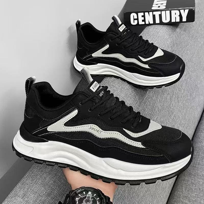 Damen sportliche Sneakers mit rutschfester Sohle und atmungsaktiver Oberflächenstruktur EB