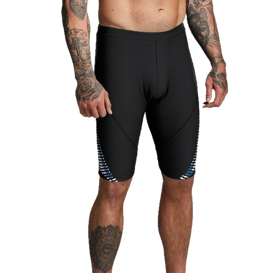 Herren Schwimmshorts mit kompressiver Passform und stylischen Designelementen EB