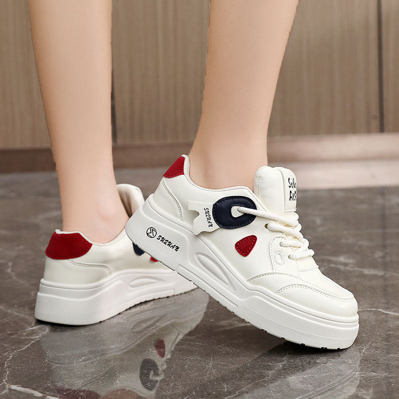 Damen modische Sneakers mit komfortabler Dämpfung und trendigen Applikationen EB