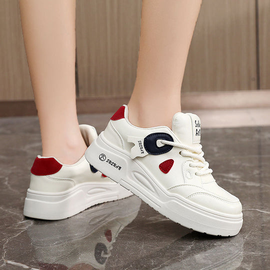Damen modische Sneakers mit komfortabler Dämpfung und trendigen Applikationen EB