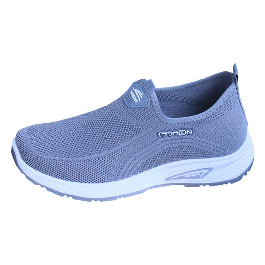 Damen Slip-On Sneakers mit atmungsaktiver Struktur und bequemem Fußbett EB