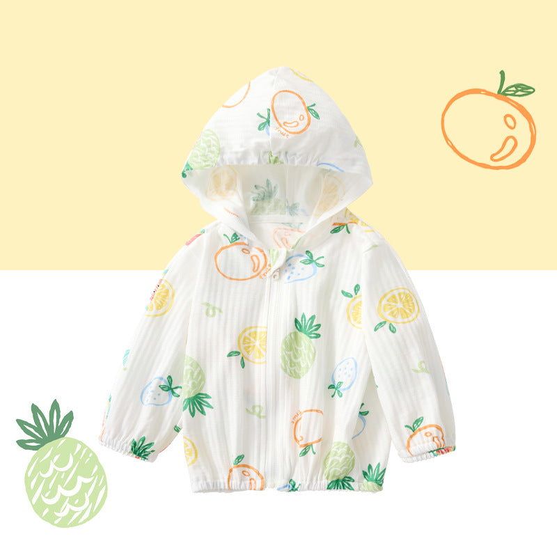 Unisex nan leichtgewicht Musselin Kapuzenjacke für Babys mit elastischen Bündchen EB