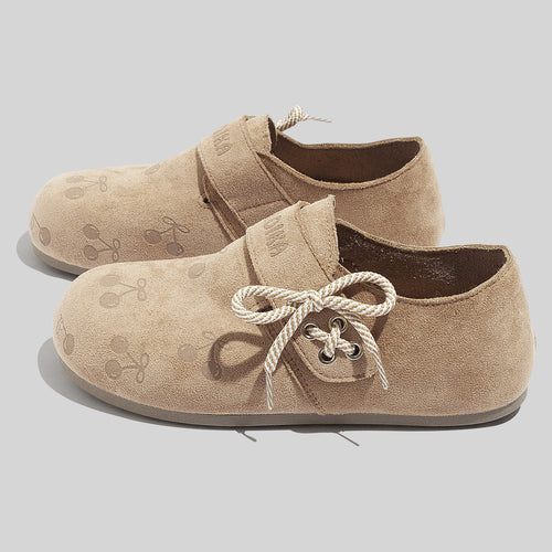 Damen Komfortable Slipper mit floralem Design und innovativer Schnürung EB