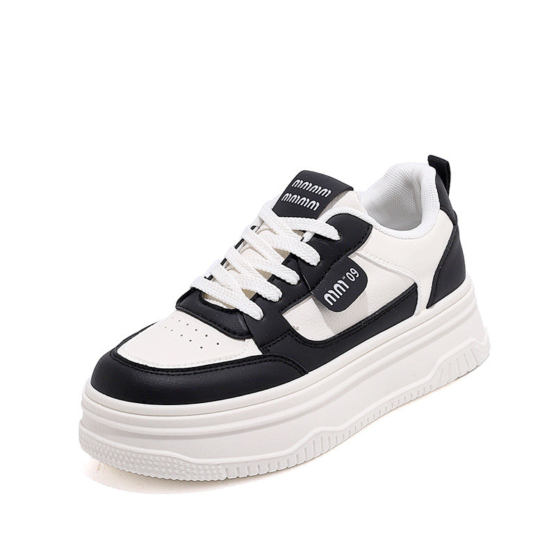 Damen modische Sneaker mit eleganter Plateausohle und atmungsaktiver Struktur EB