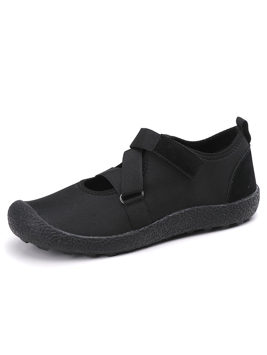 Damen Komfortable und atmungsaktive Aquaschuhe mit verstellbarem Klettverschluss EB