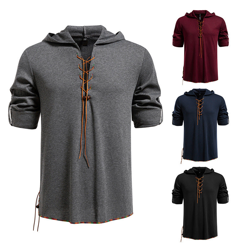 Damen Kapuzenpullover mit einzigartigem Kordelzug und lässigem Schnitt EB