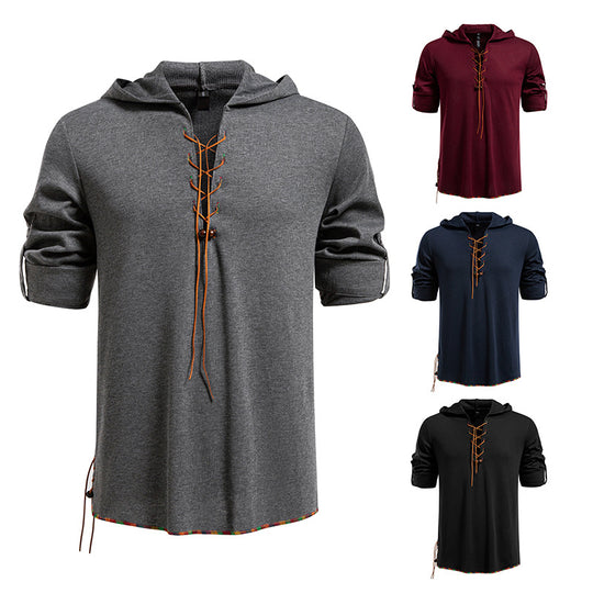Damen Kapuzenpullover mit einzigartigem Kordelzug und lässigem Schnitt EB