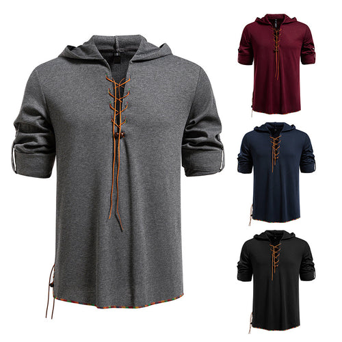 Damen Kapuzenpullover mit einzigartigem Kordelzug und lässigem Schnitt EB