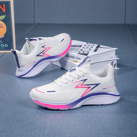 Damen Sportliche Laufschuhe mit dämpfender und atmungsaktiver Obermaterialstruktur EB