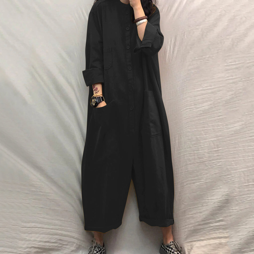 Damen Jumpsuit mit praktischen Taschen und lässigem Schnitt EB