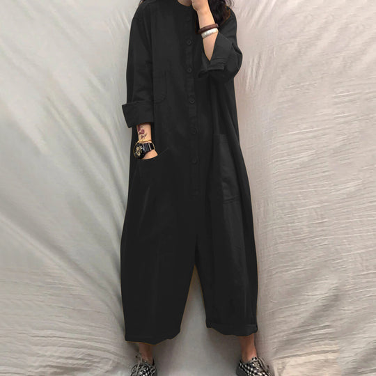 Damen Jumpsuit mit praktischen Taschen und lässigem Schnitt EB