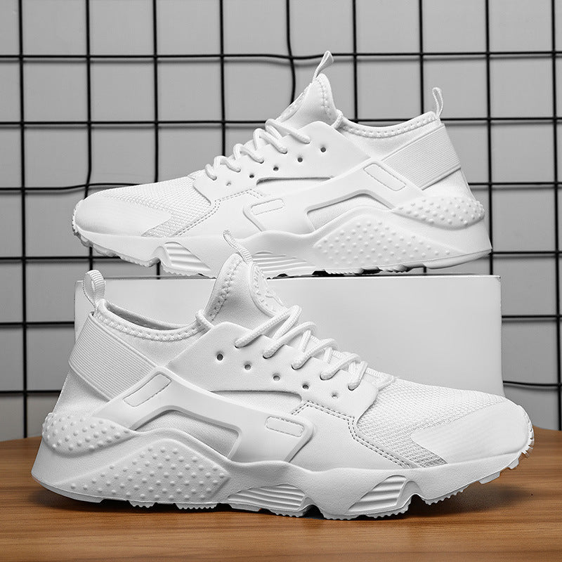 Herren sportlicher Training- und Lifestyle-Sneaker mit elastischem Fersenband, atmungsaktiver Strickkonstruktion und gedämpfter Wellen-EVA-Sohle EB