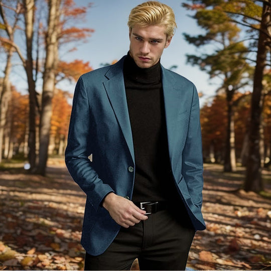 Herren Eleganter Blazer mit stilvollem Schnitt und hochwertigem Material EB