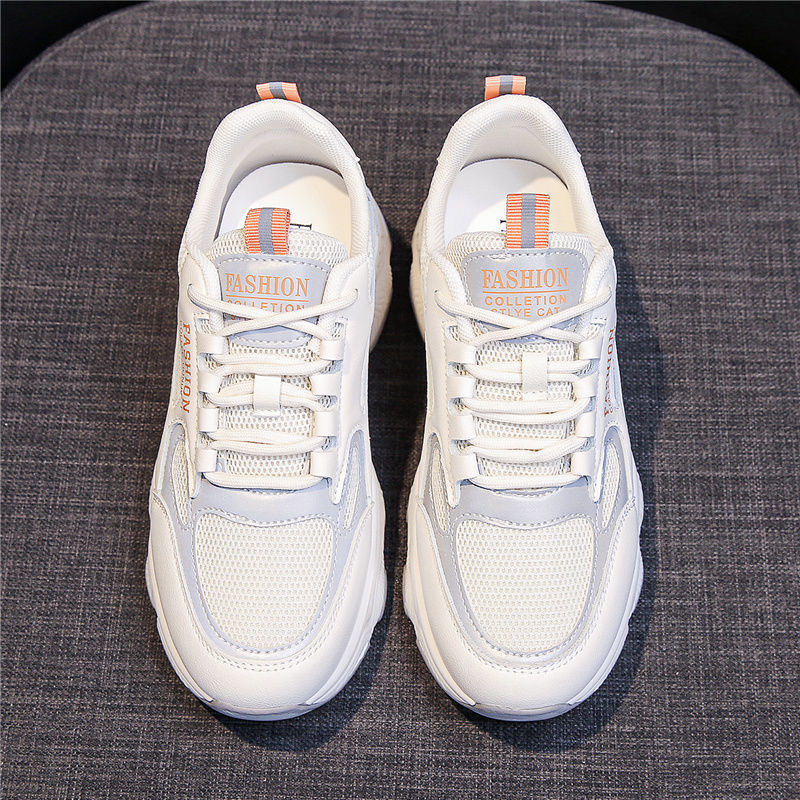 Damen Sportliche Sneaker mit atmungsaktivem Obermaterial und dämpfender Laufsohle EB