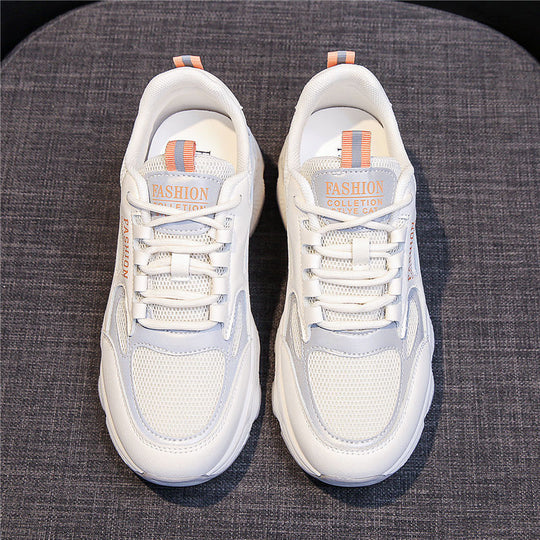 Damen Sportliche Sneaker mit atmungsaktivem Obermaterial und dämpfender Laufsohle EB
