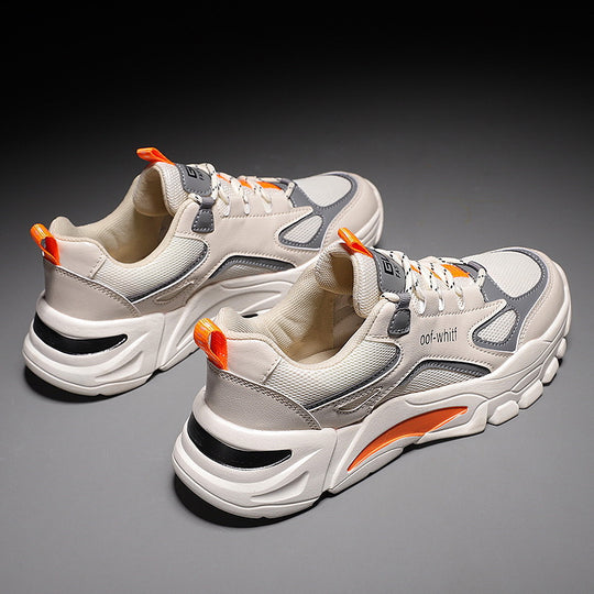 Damen Sportliche Sneaker mit mehrlagiger Mesh-Oberfläche und dämpfender Sohle EB