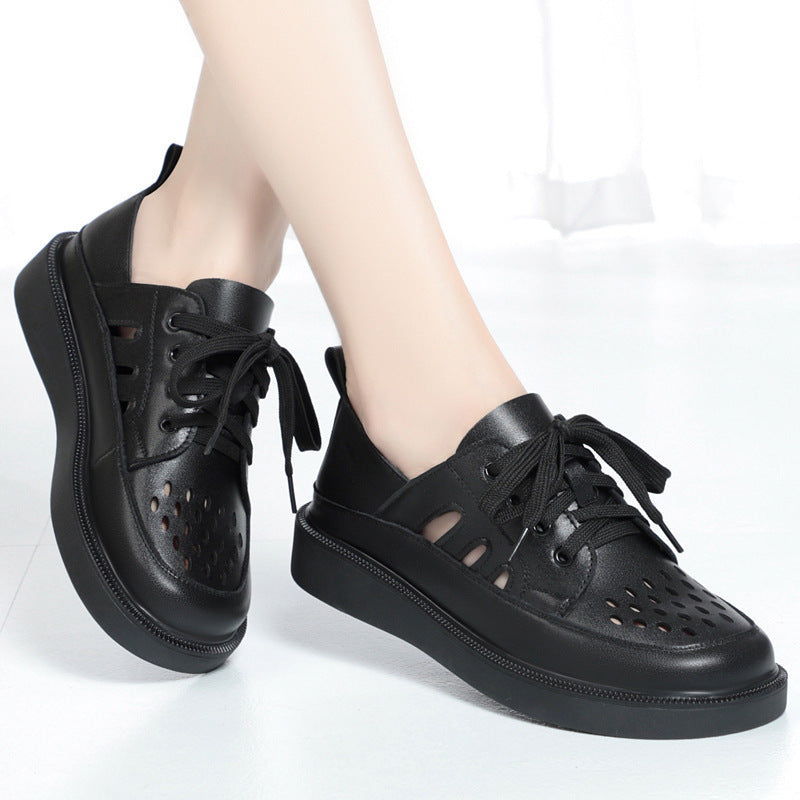Damen Sportliche Sneaker mit atmungsaktivem Obermaterial und modischen Cut-Outs EB