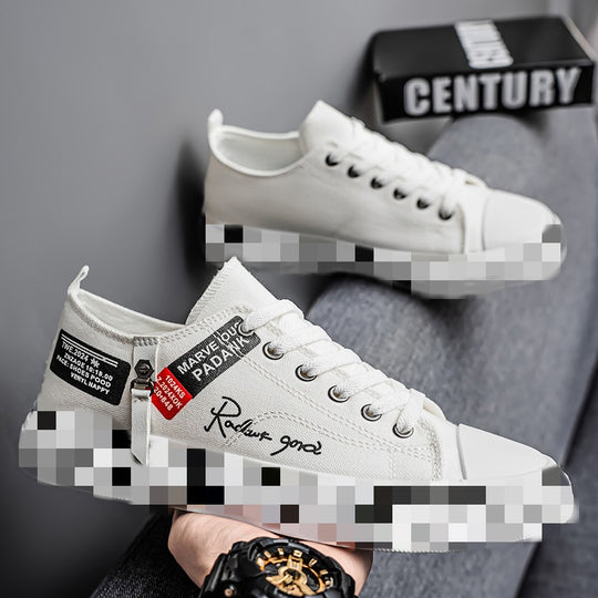 Damen Canvas Sneakers mit elastischem Obermaterial und komfortabler Sohle EB