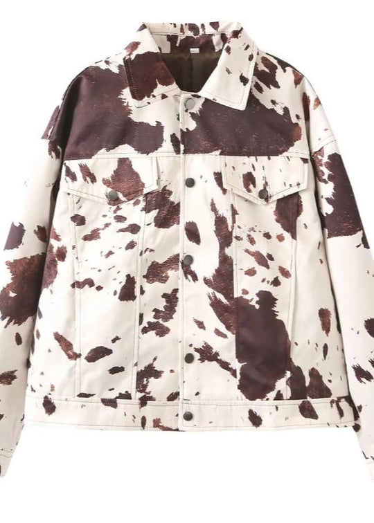 EB | Druck Denim Jacke