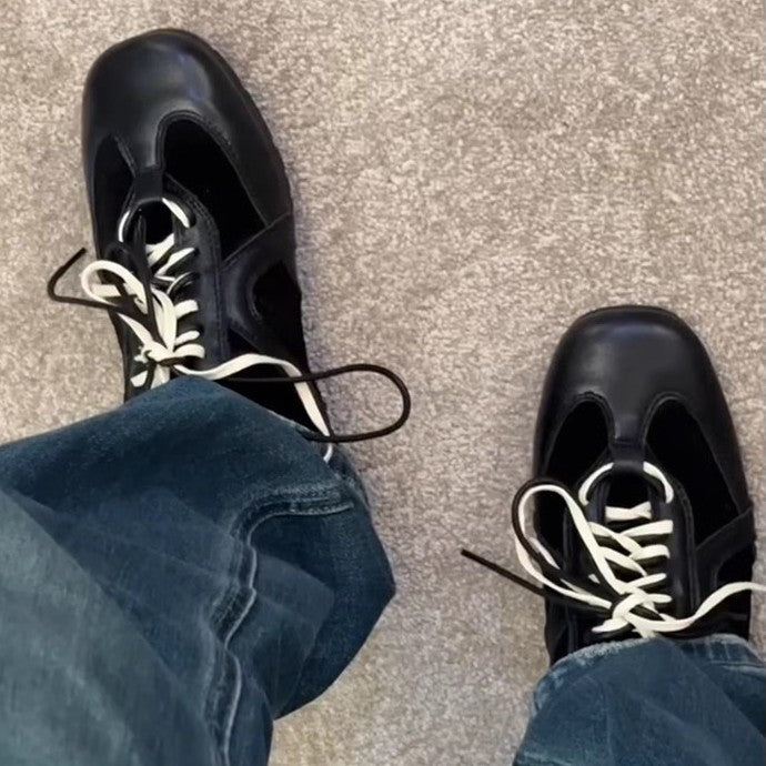 Damen Sneaker mit geschmeidigem Leder und komfortabler Profilsohle EB