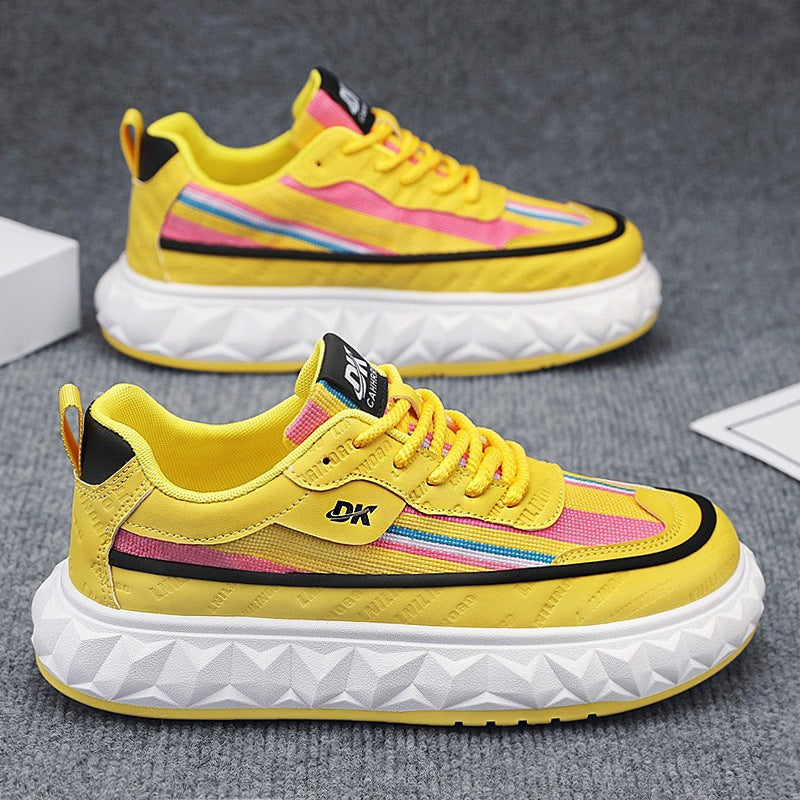 Damen Sportliche Lauf-Sneaker mit dickem Profil und atmungsaktiver Oberfläche EB