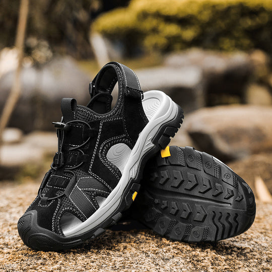 Damen Multifunktionale Outdoor-Sandalen mit rutschfester Sohle und verstellbarem Schnürsystem EB
