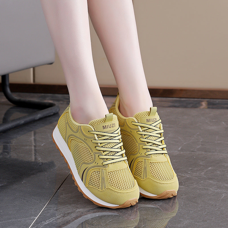 Damen Atmungsaktive Sportschuhe mit ergonomischer Dämpfung und rutschfester Sohle EB