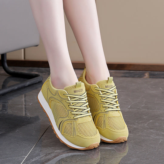 Damen Atmungsaktive Sportschuhe mit ergonomischer Dämpfung und rutschfester Sohle EB
