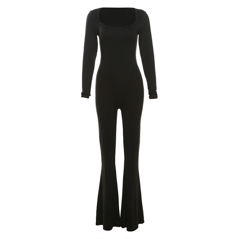 Damen Langärmeliger Jumpsuit EB