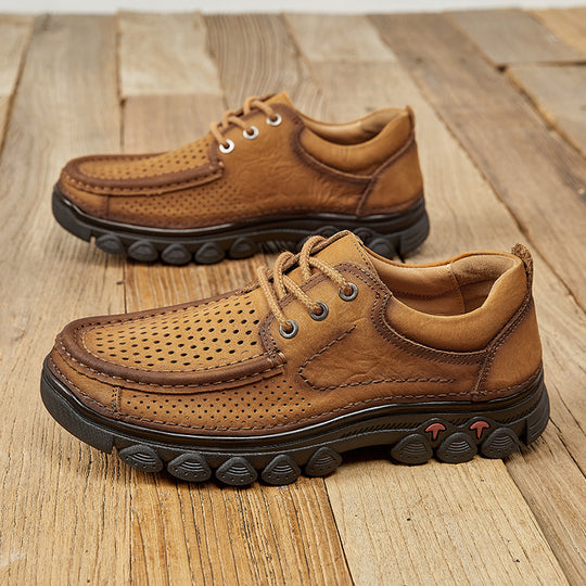 Herren Komfortable Schnürschuhe mit luftdurchlässigem Obermaterial EB