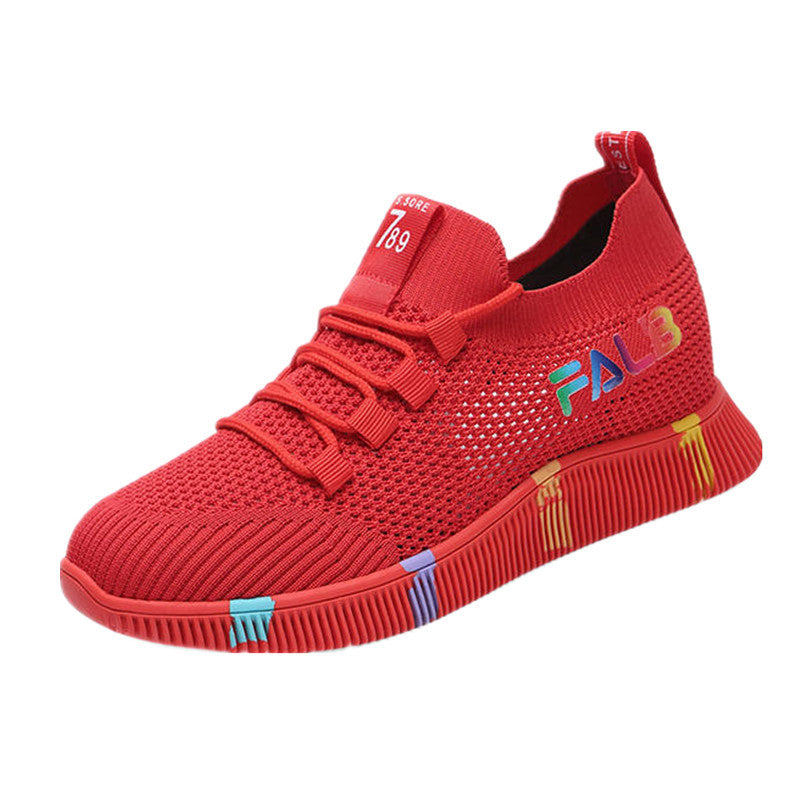 Damen Sportliche Sneakers mit atmungsaktiver Mesh-Oberfläche und flexibler Sohle EB