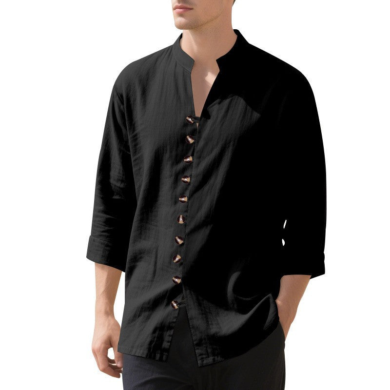 Herren Hemd mit innovativem Designschnitt und hochwertigen Materialien EB
