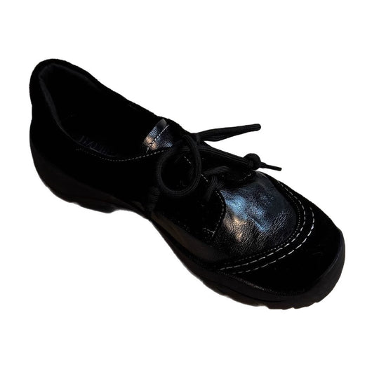 Damen modische Schnürschuhe mit hochwertiger Lederverarbeitung und bequemer Sohle EB