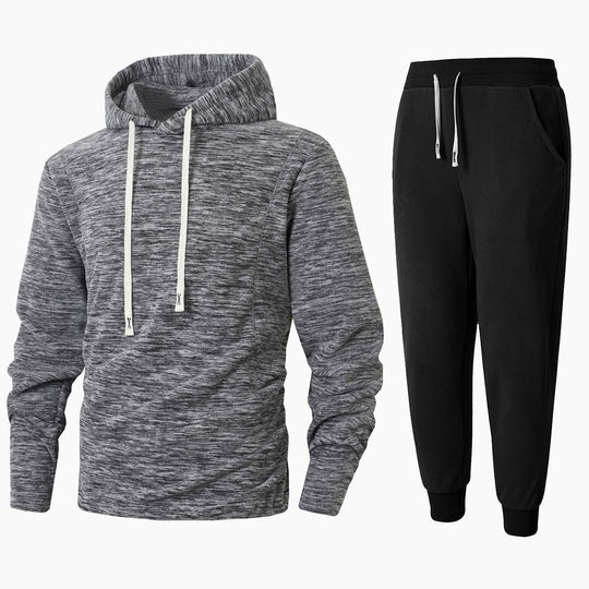 Damen Kuscheliger Fleece-Hoodie und Jogginghose Set EB