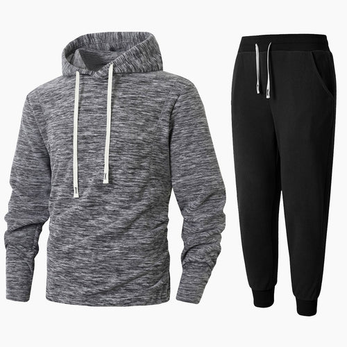 Damen Kuscheliger Fleece-Hoodie und Jogginghose Set EB